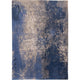 Louis De Poortere rug, Mad Men Abyss Blue 8629, Cracks design