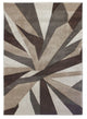 Hand Carved Shatter Beige-Brown Rug