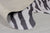 Faux Animal Zebra Print Black-White Rug