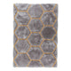 Verge Honeycomb Grey-Ochre Rug