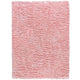 Faux Fur Sheepskin Pink Rug