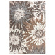 Zest Soft Floral Natural Rug