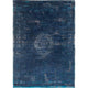 Louis De Poortere rug, Fading World Blue Night 8254, Medaillon design