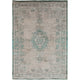 Louis De Poortere rug, Fading World Jade Oyster 8259, Medaillon design