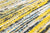 Louis De Poortere rug, Sari rug Blue Yellow Mix 8873, Sari design